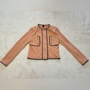 Windsor Salmon Blazer with Black Accents